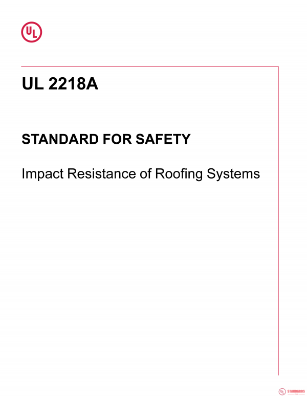 UL 2218A PDF UL 2218A PDF